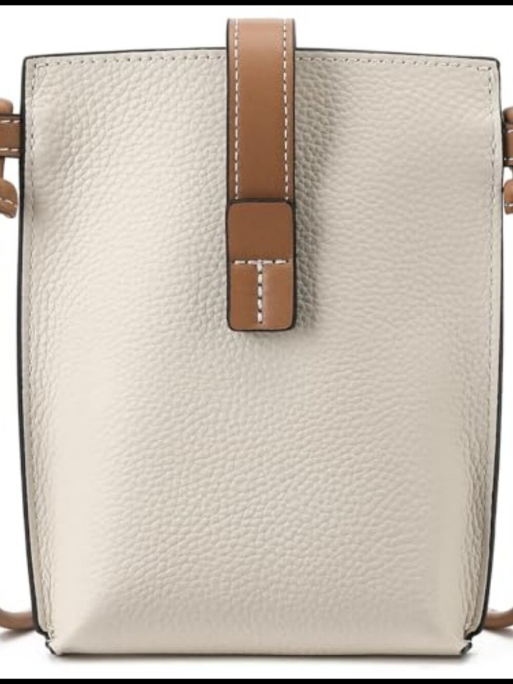 PU Leather Small Crossbody Bag Phone Purse Minimalist Card Slot